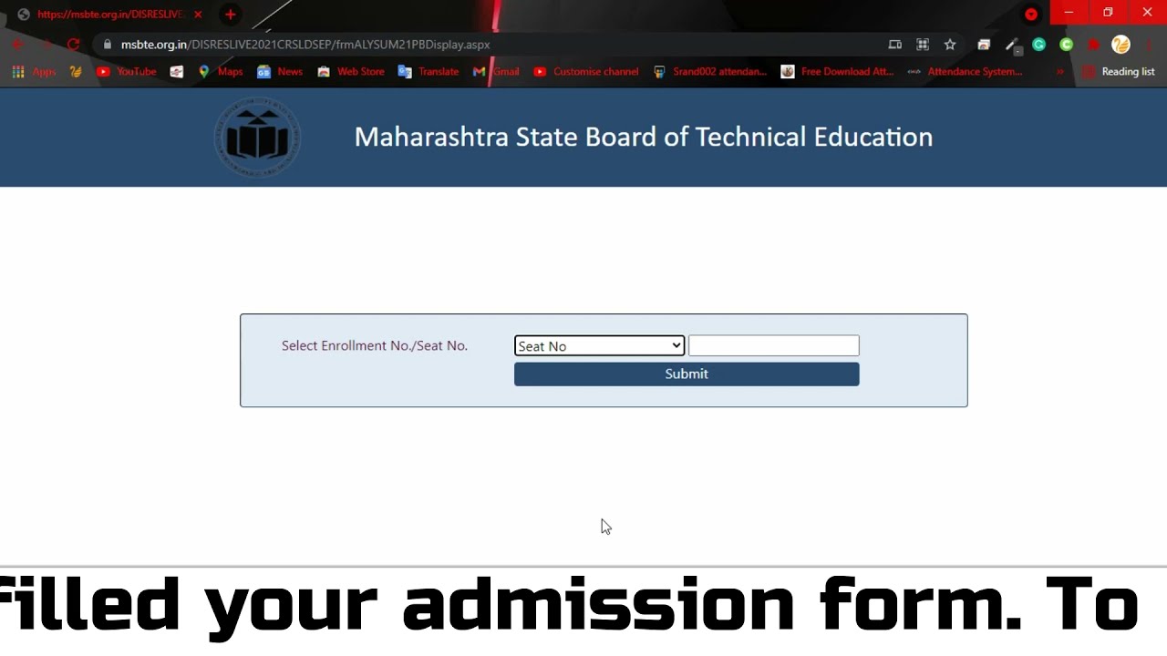 MSBTE Summer Exam Result Declared
