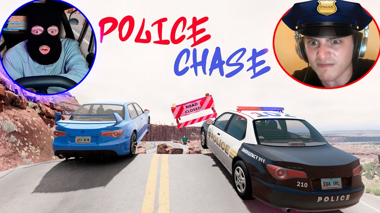 Car thief and Speedrun man Car Crash # 89 😂😂🔥 BeamNG Drive