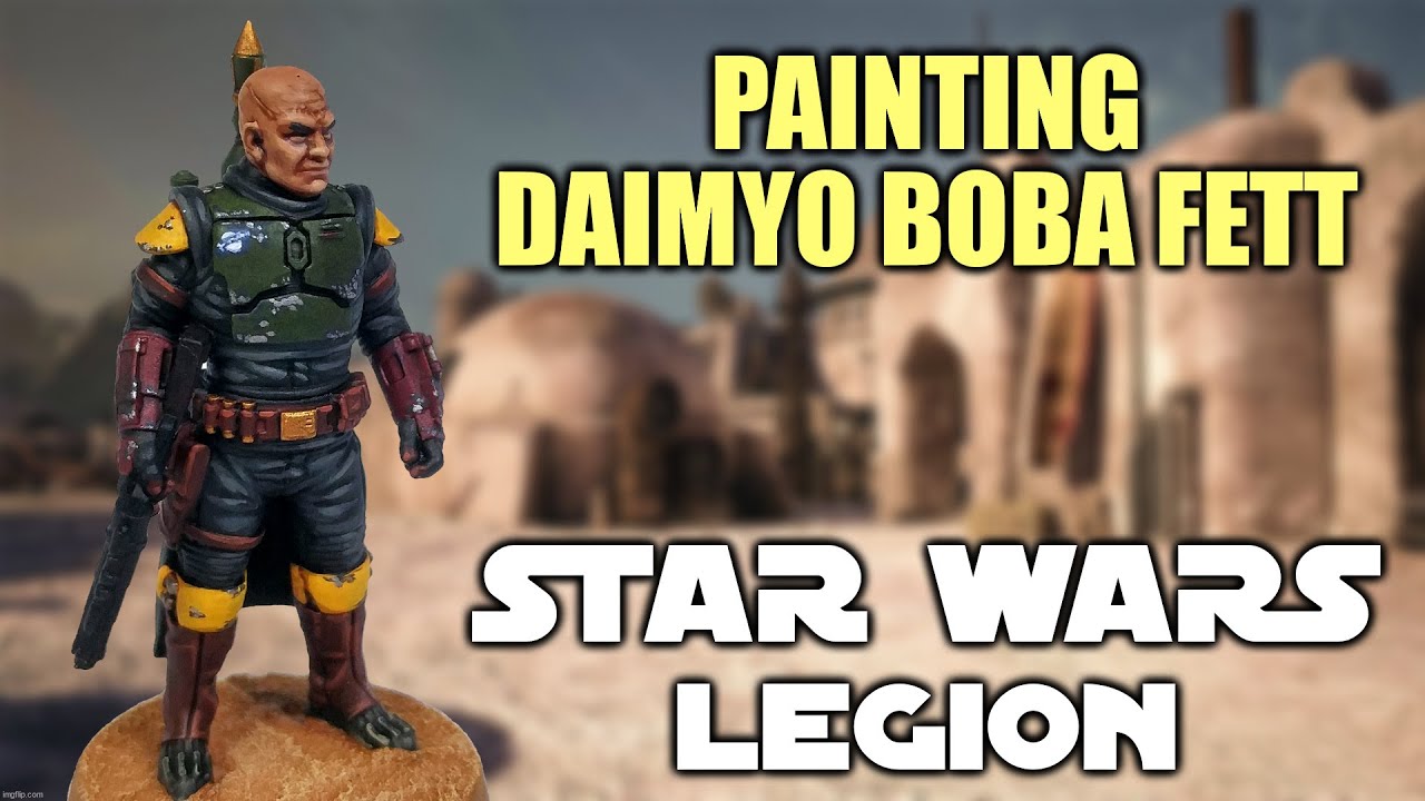 Painting Star Wars Legion - Book of Boba Fett Style! [How I Paint Things]