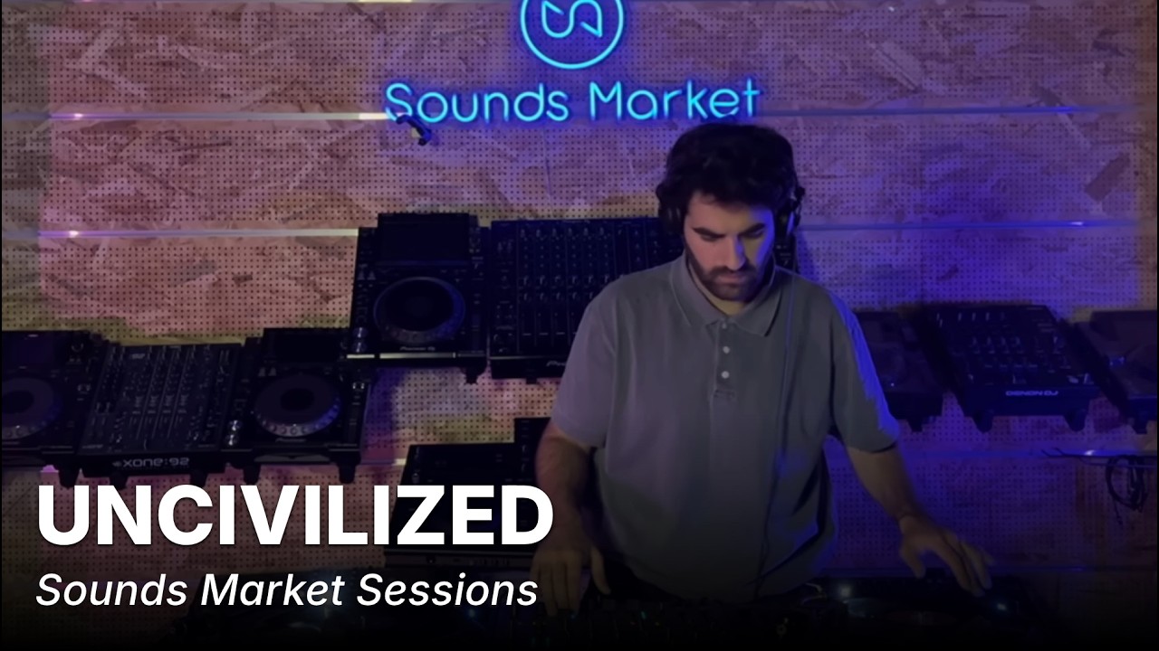 Uncivilized – Vinyl Only Techno Set | Sounds Market Sessions #1