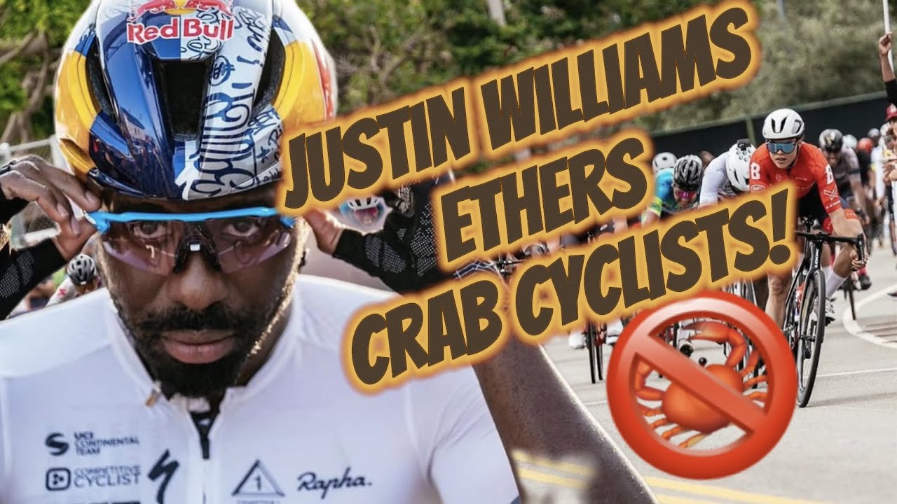 Cycling LEGEND Justin Williams DESTROYS CRAB Cyclist Mentality @  Erica Elle’s MACC One Love 23 Talk