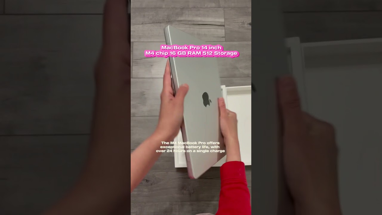 Unboxing MacBook Pro M4 Chip! #unboxing #macbookpro #m4chip #apple #macbookprom4 #designer #laptop