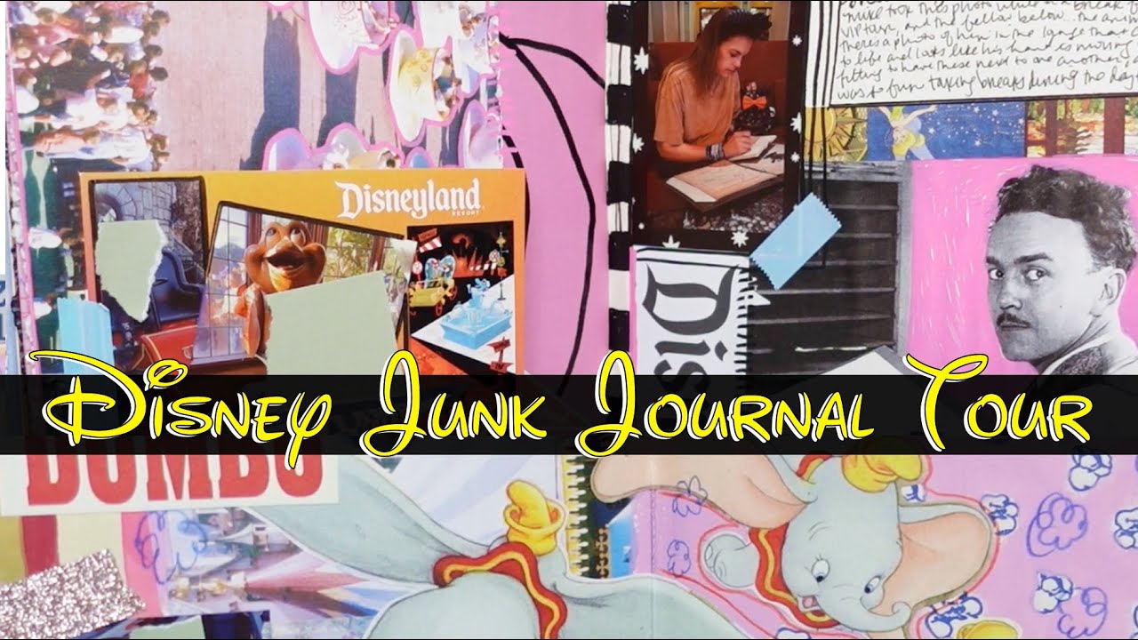 Tour My DISNEY JUNK JOURNAL 🏰🎡✨