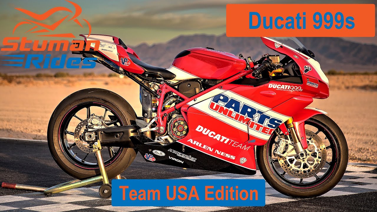 Riding a Ducati 999 Team USA