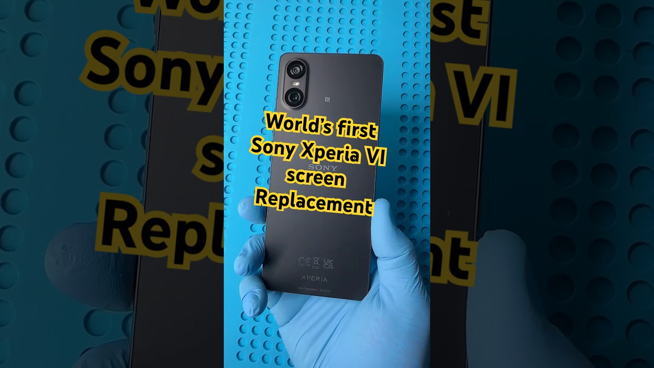 World&rsquo;s first SONY Xperia VI screen replacement