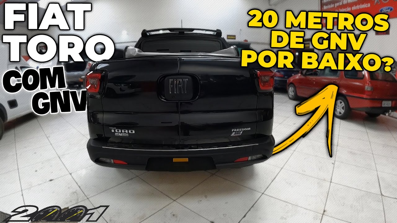 FIAT TORO COM GNV COMO FICOU PRESO O ESTEPE !!!!