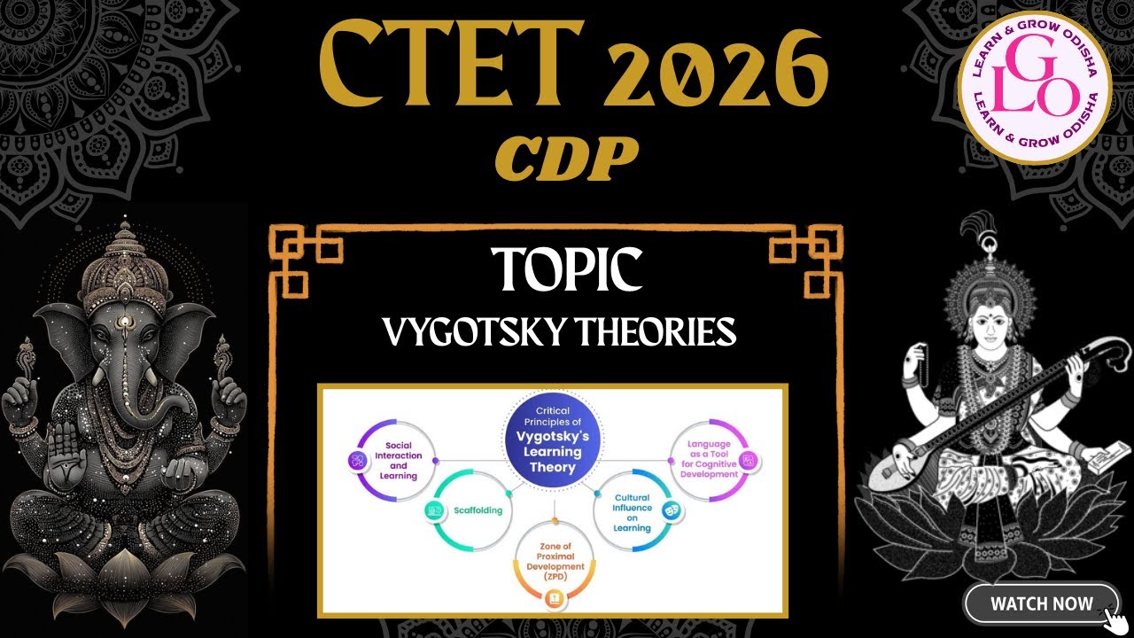 VYGOTSKY THEORIES ||  CDP || CTET 2026