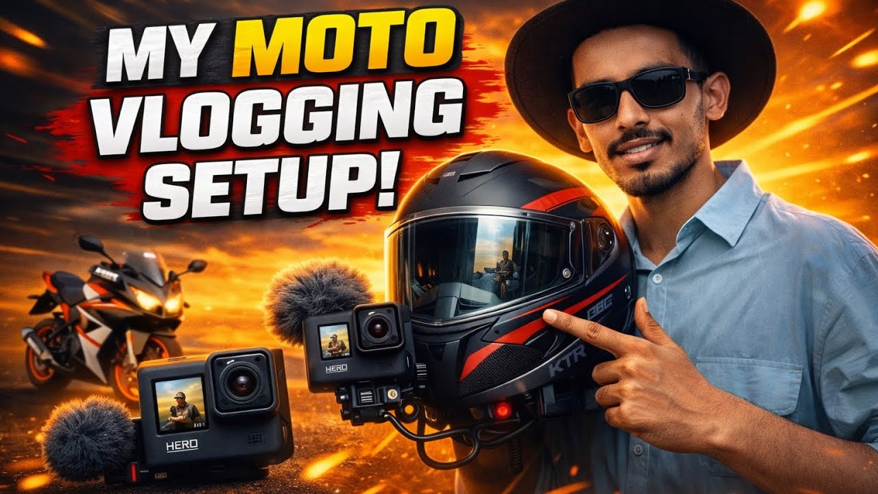 Mera Ultimate Moto Vlogging Setup 🔥 | Helmet Camera Secret Reveal 😱