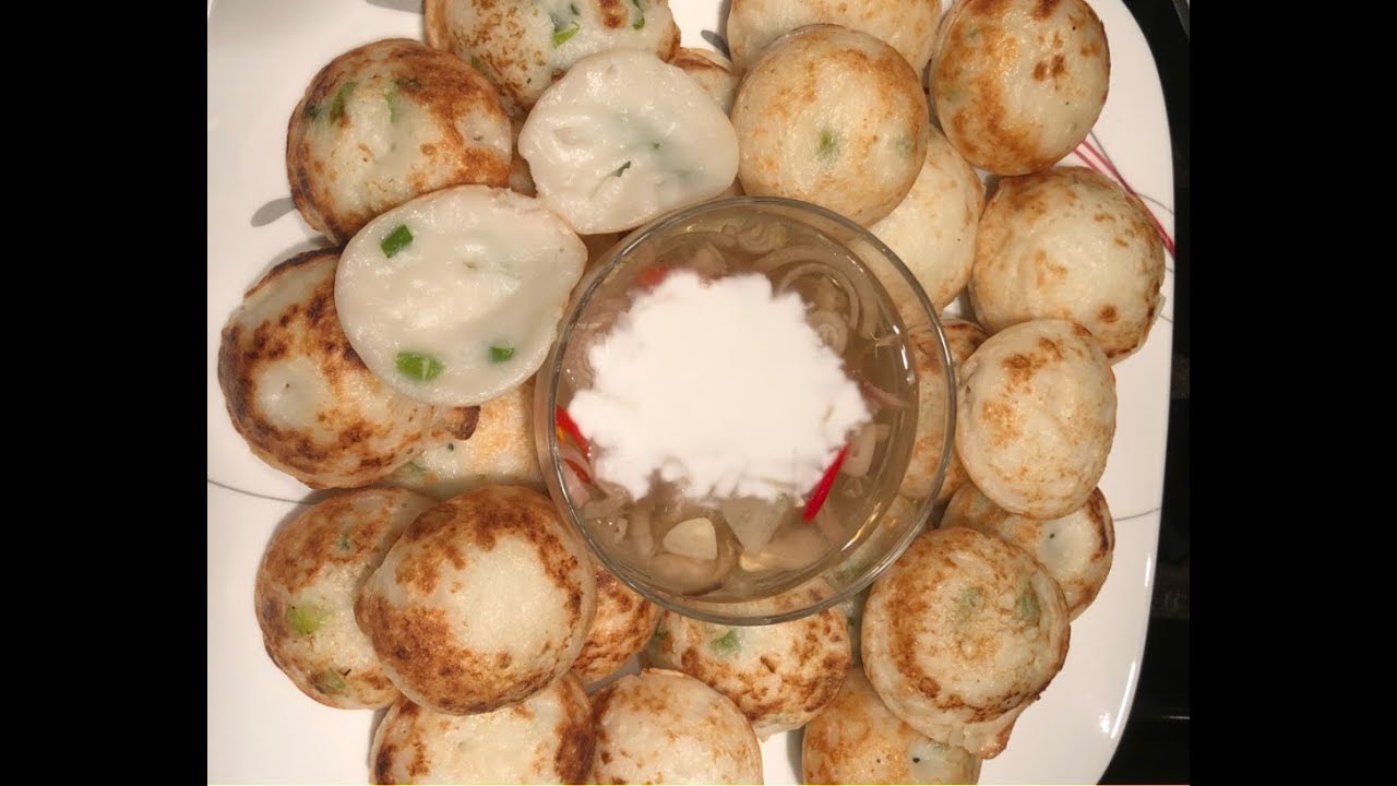 Khmer Food - Noum Krouk របៀបធ្វើរនំគ្រួក