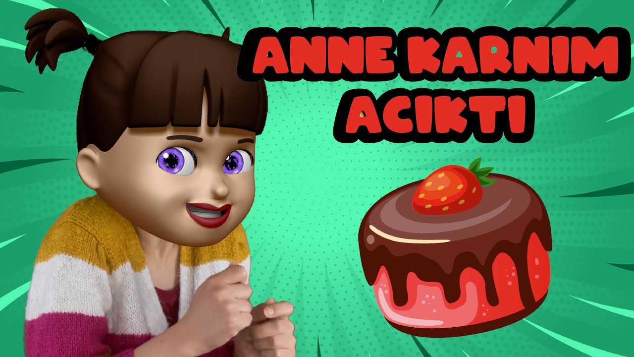 Anne Karnım Acıktı | Eğlenceli Şarkılar | Poki Canlı Yayın 
