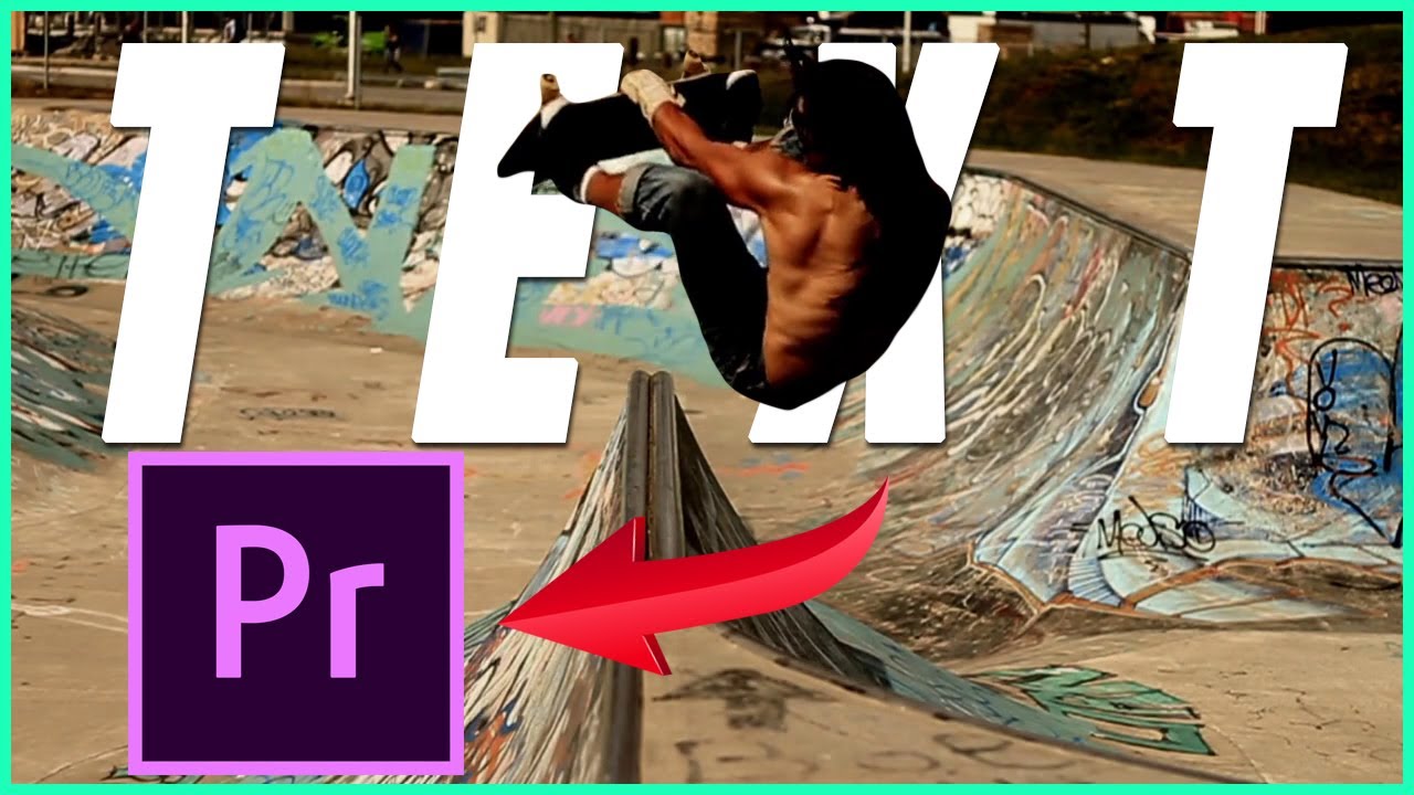 How to Add Text Behind A Moving Object in Premiere Pro