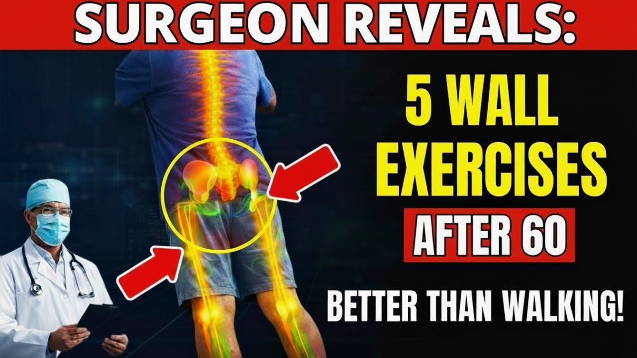 Surgeon REVEALS: 5 Wall Exercises Proven To Outperform Walking After 60 | Senior Health Tips