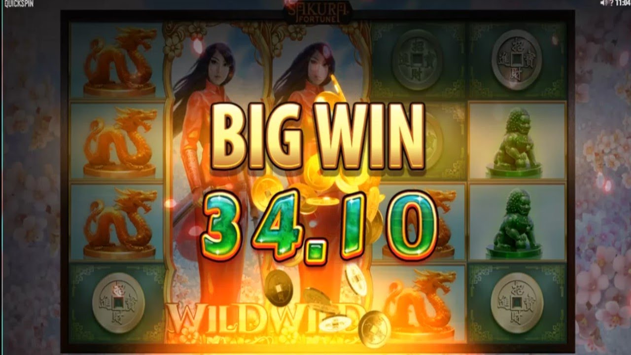 Sakura Fortune - Bonus Win