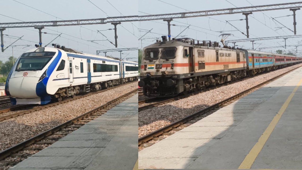 Dangerous🔥⚠️130 Kmph Vande Bharat+Shatabdi Exp+Seemanchal Exp+Jammu Tawi Exp Speedy Action