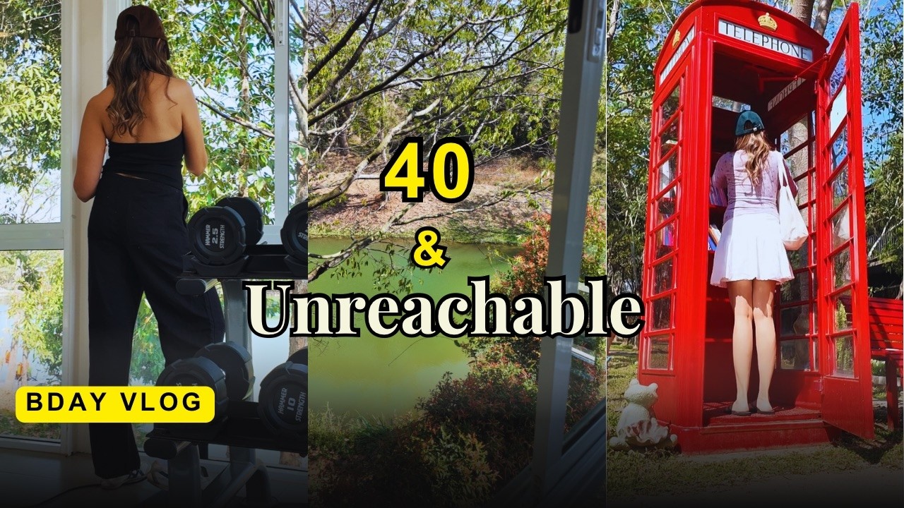 Giving myself permission to be unavailable: A 40th Birthday Diary | Introvert Diaries