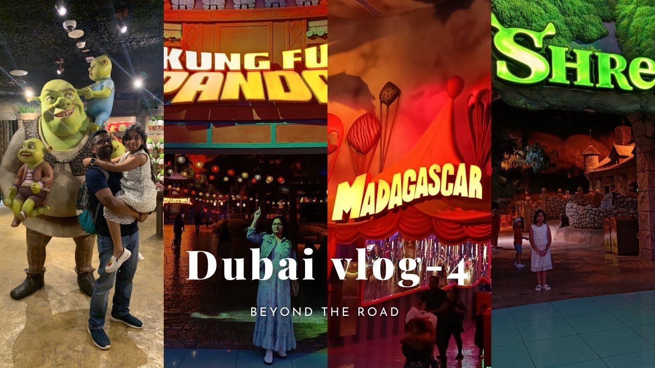 Dubai Vlog-4|| Motiongate part-2|| Shrek| Kung fu panda|Hotel Transylvania|Madagascar|zombieland