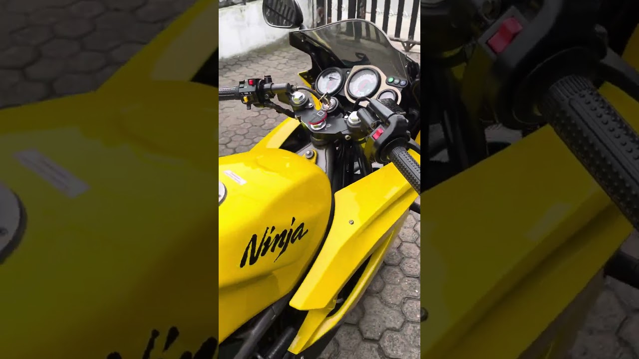 Kawasaki Ninja RR new dragon asli kuning tahun 2013 (READY)