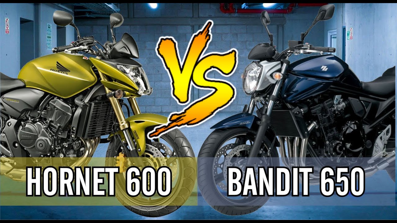 Comparativo: Honda CB600F HORNET X Suzuki BANDIT 650n !!!