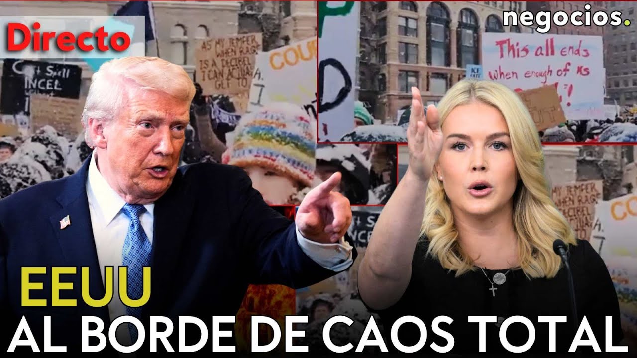 DIRECTO | EEUU AL BORDE DE CAOS TOTAL, TRUMP NO CEDE CON ICE Y GROENLANDIA Y MOVIMIENTOS EN IRÁN