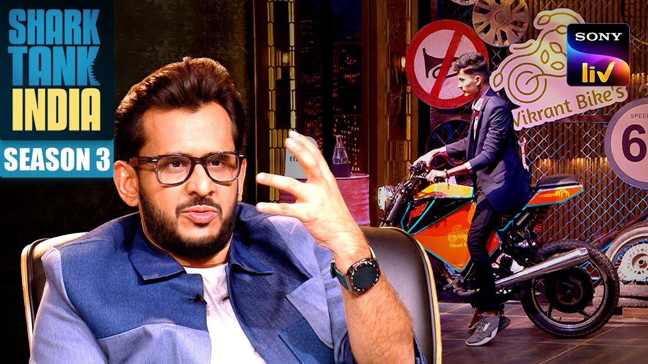 Shark Tank India 3 | &ldquo;Vikrant Bike&rdquo; के Founder ने बनाई Ethanol पर चलने वाली Motorbike | Pitches