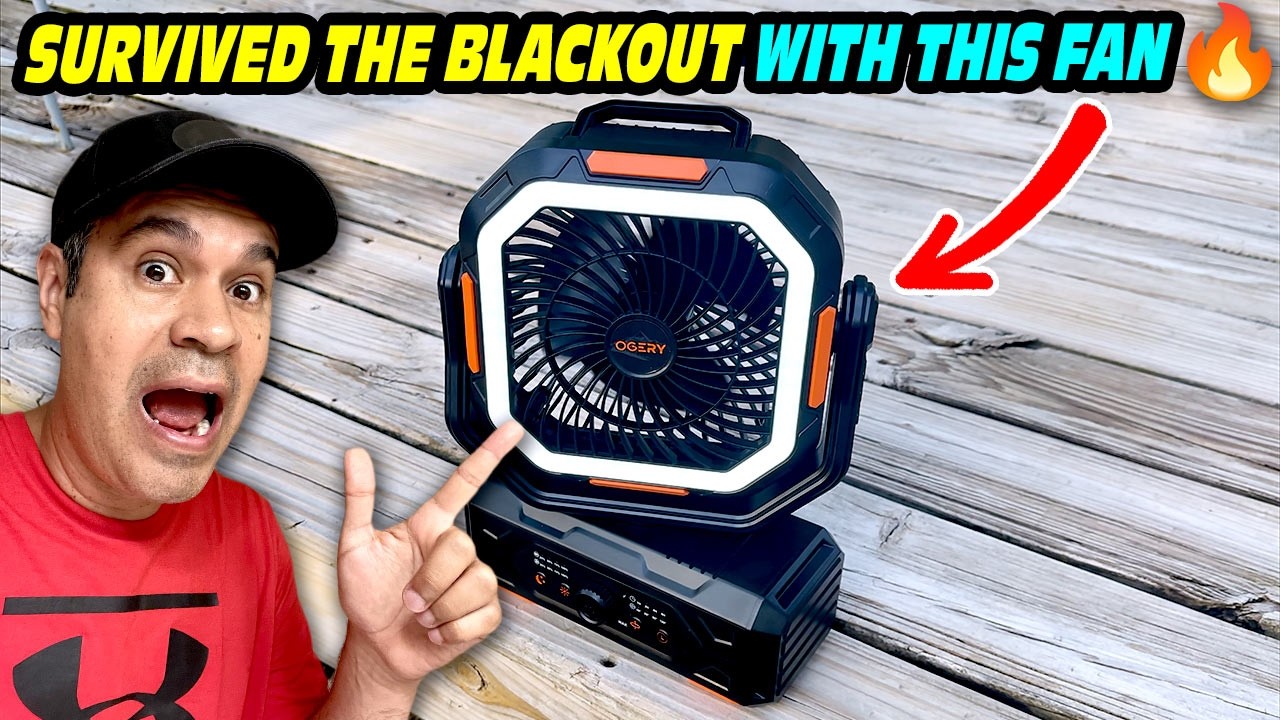 How I Found This $50 OGERY F11 Camping Fan That Blew Me Away… (20,000mAh Battery!)