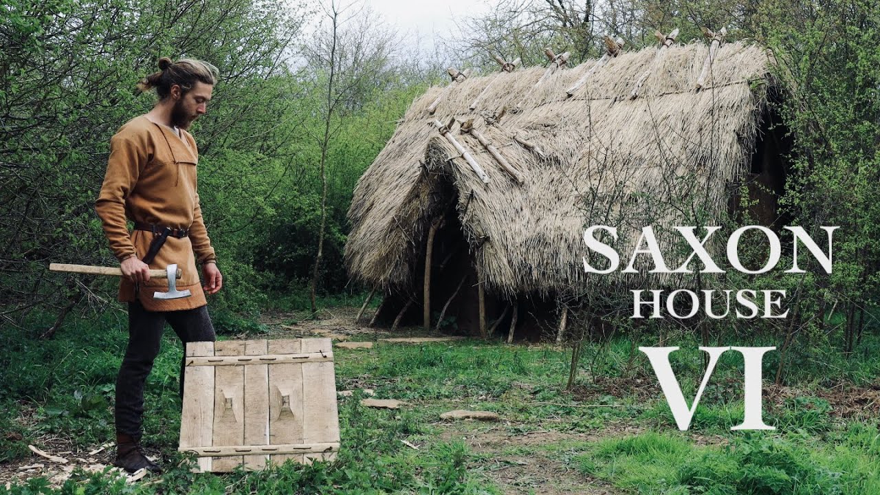Hand Carving Windows for the Anglo-Saxon Pit House | Early Medieval Carpentry and Live-Edge Joinery