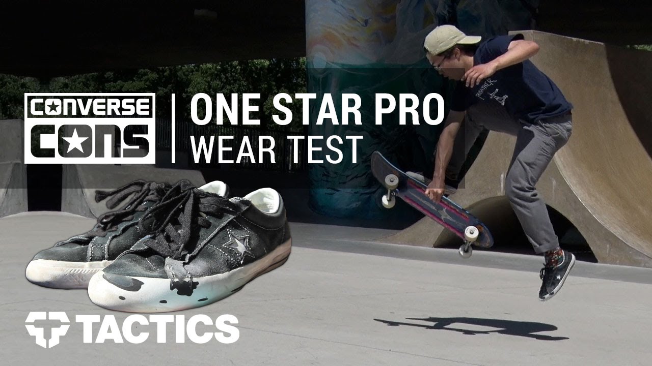 Converse One Star Pro Skate Shoes Wear Test Review - Tactics