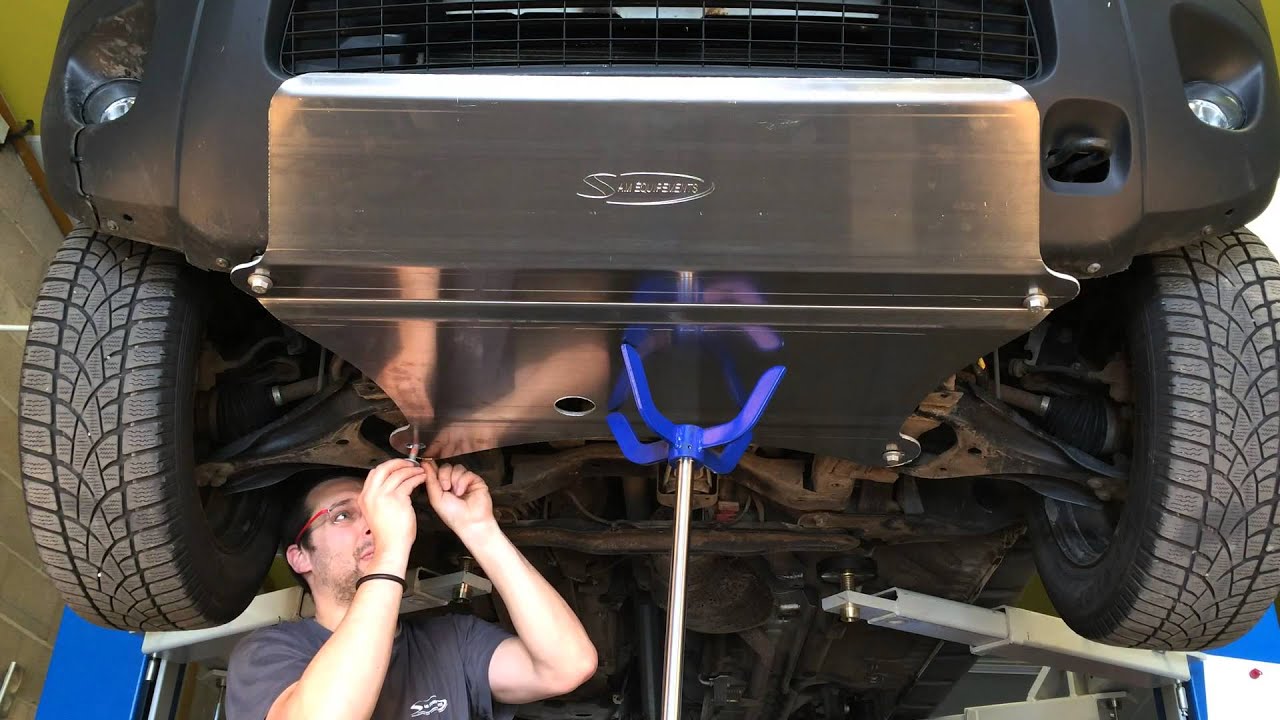 Montage d'un blindage avant 6mm pour DACIA DUSTER.