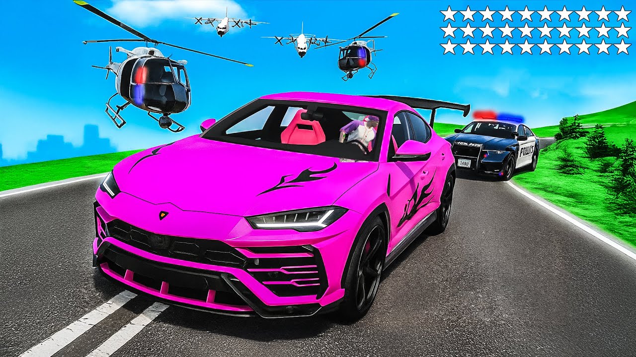 POLITIA ma URMARESTE in LAMBO in GTA 5!