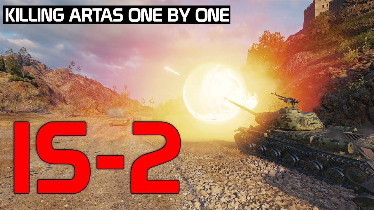 Getting rid of arties, 1 blindshot at a time: IS-2 | World of Tanks