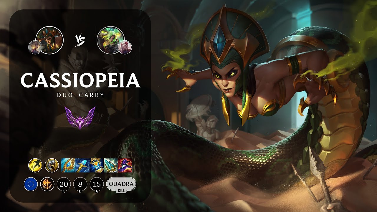 Cassiopeia Carry vs Zeri - EUW Master Patch 13.13