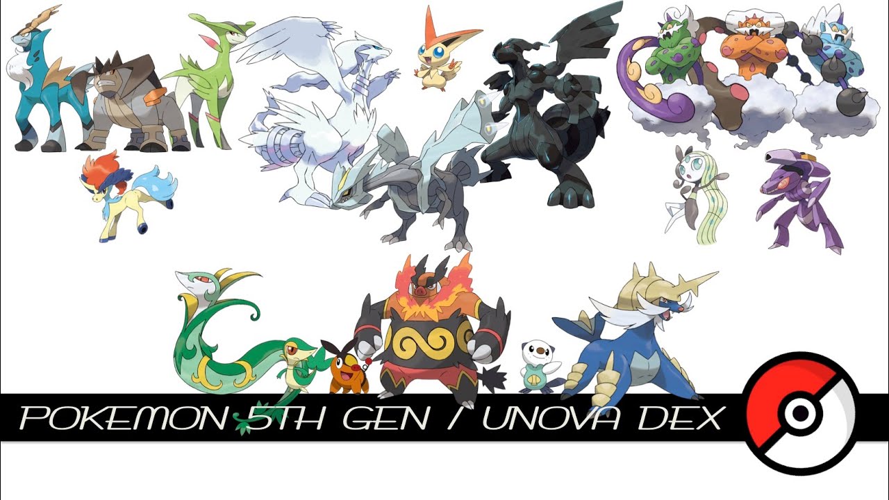 Pokemon 5th Gen / Unova Dex