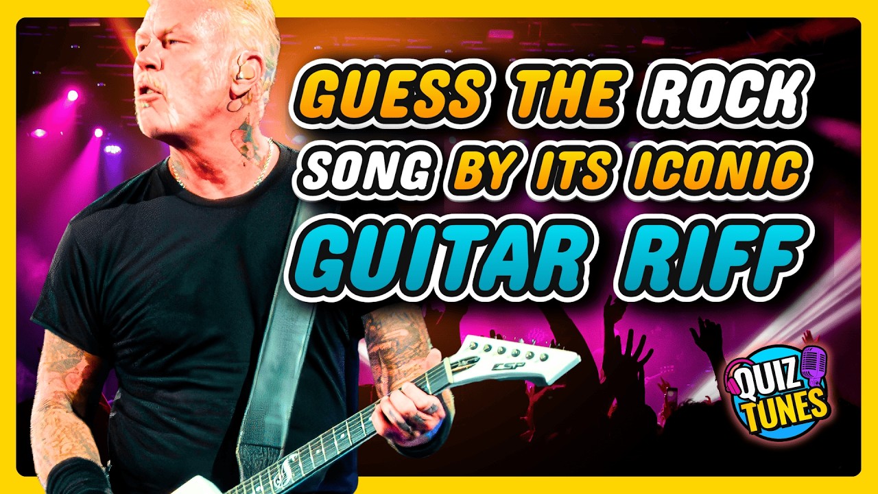 Guess the ROCK song by its iconic GUITAR RIFF 🤘🎸 PART 2 | Music Quiz