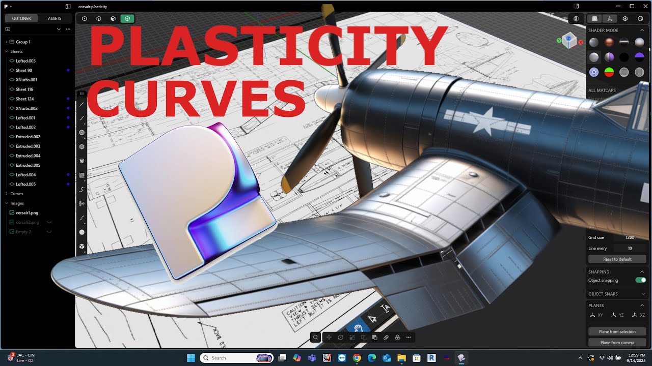 Control Point Curves vs Splines | Which Creates Better Airfoils in Plasticity
