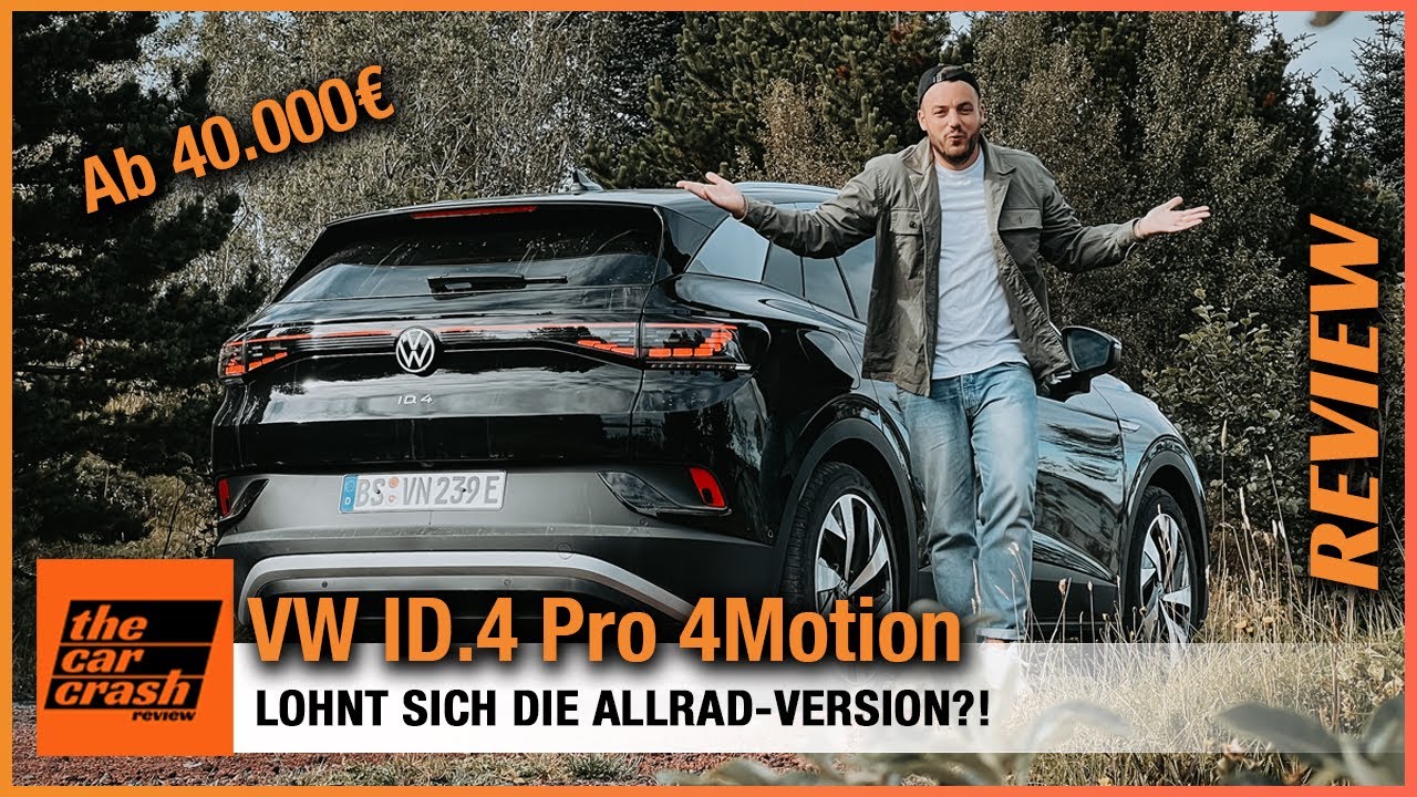 VW ID.4 Pro 4Motion im Test (2022) Lohnt sich der Allradantrieb ab 40.000€? Fahrbericht | Review