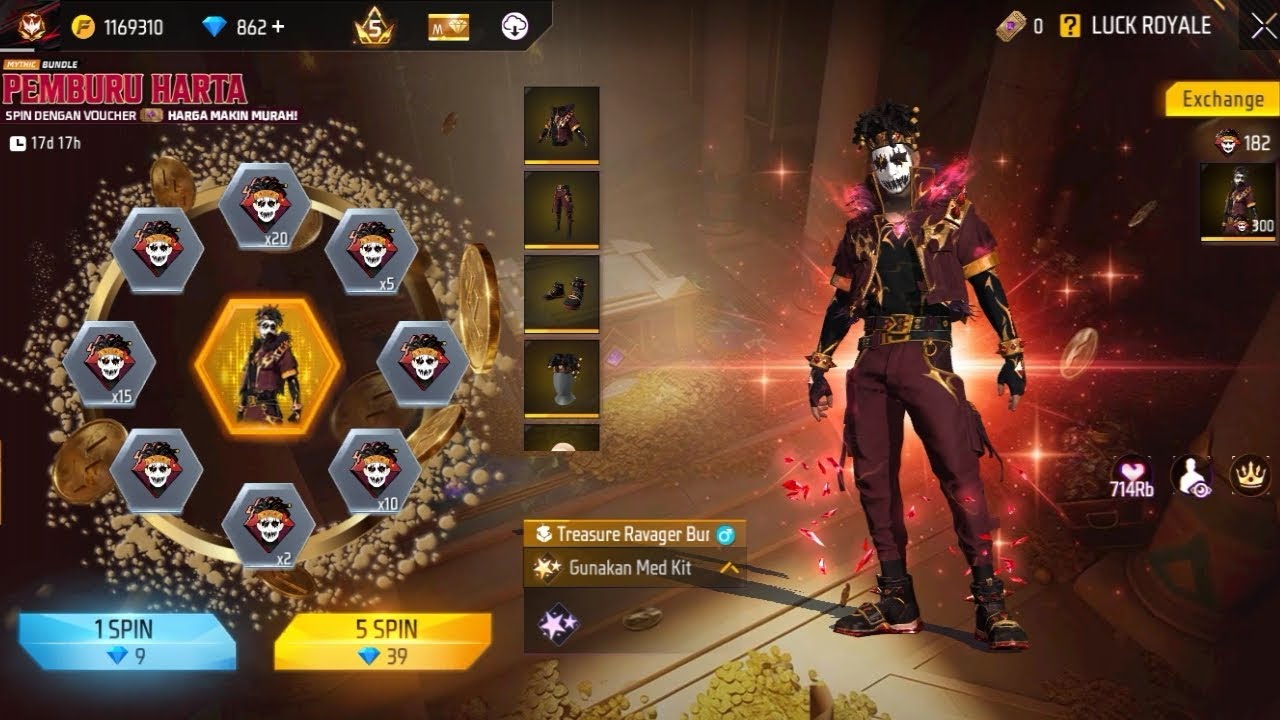 RUNGKAD!! SPIN FACE JOKER V2!!! - Free Fire