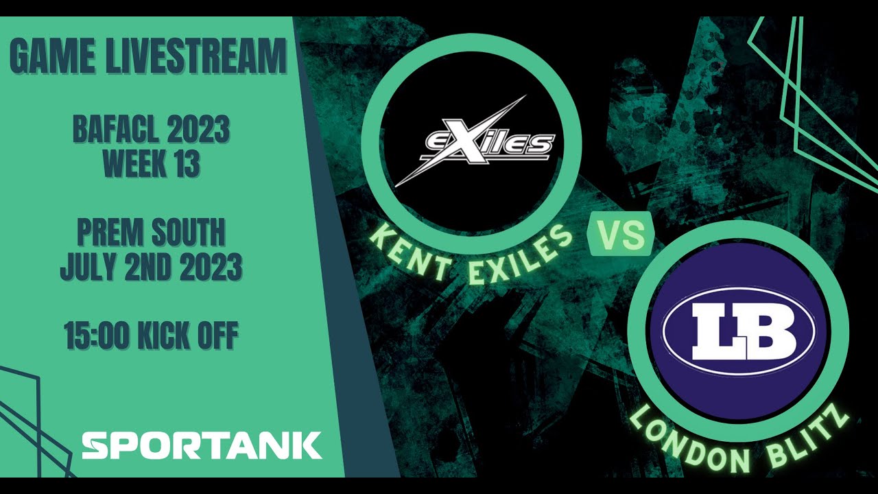 UK American Football - Kent Exiles v London Blitz