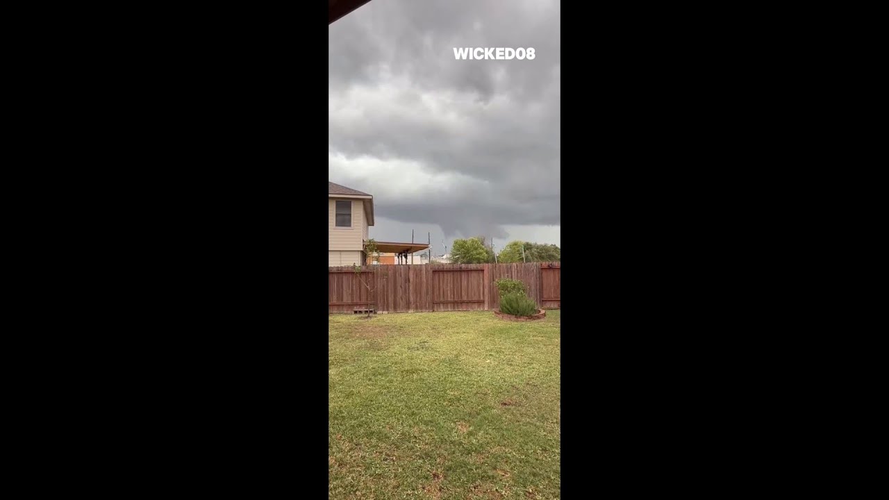Video of tornadic storm in NW Harris County