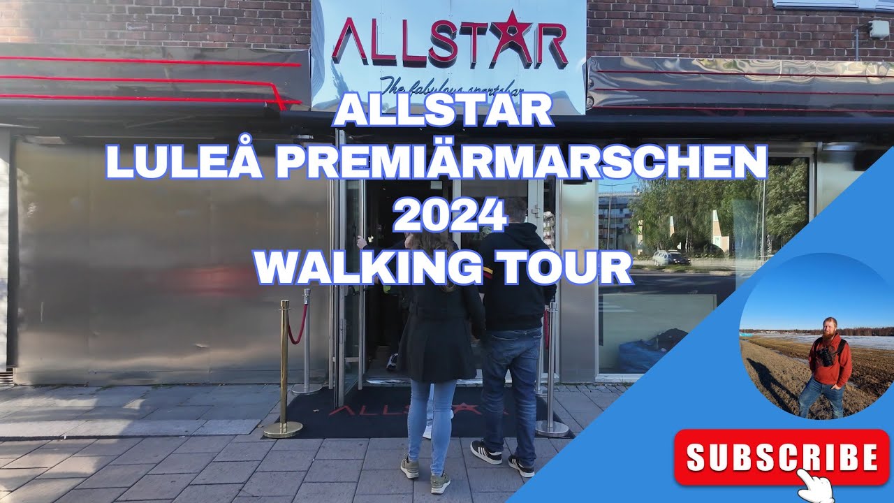 Allstar Luleå hockey premiärmatch 2024 - Walking Tour