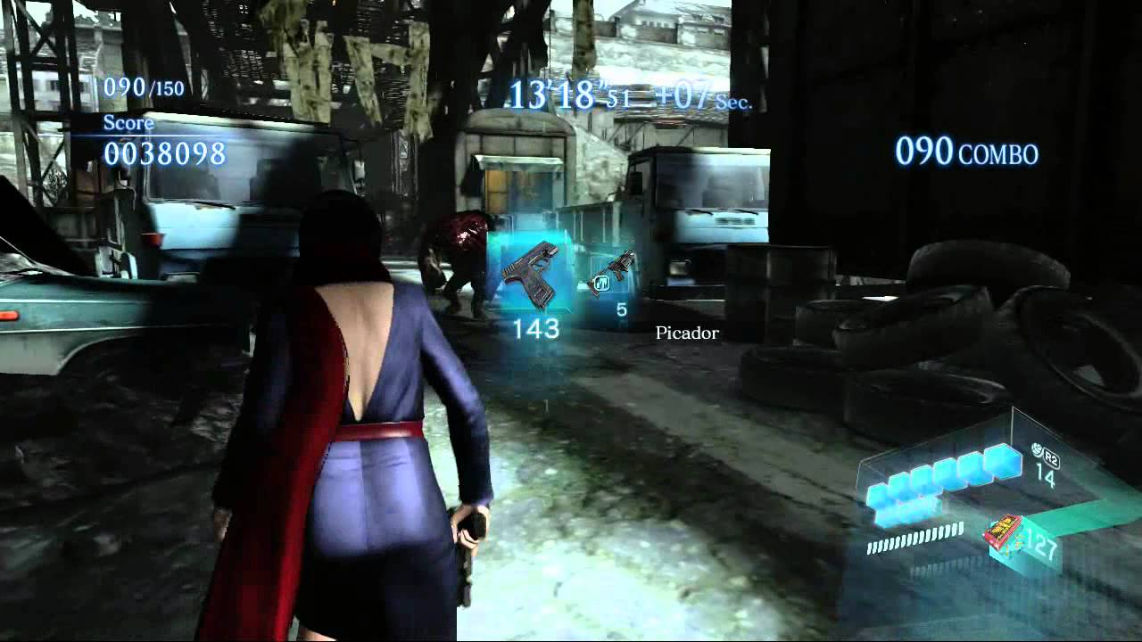 Resident Evil 6 Mercenaries DUO Steel Beast 1637k (Carla x Jake) イドニア 高架橋