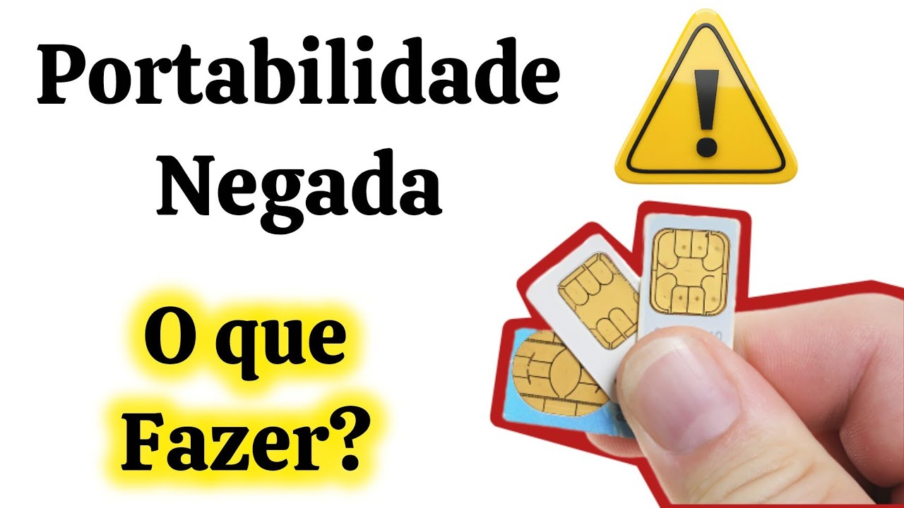 Portabilidade NEGADA mesmo com SMS confirmado? Veja o que fazer! - Annie Guedez 