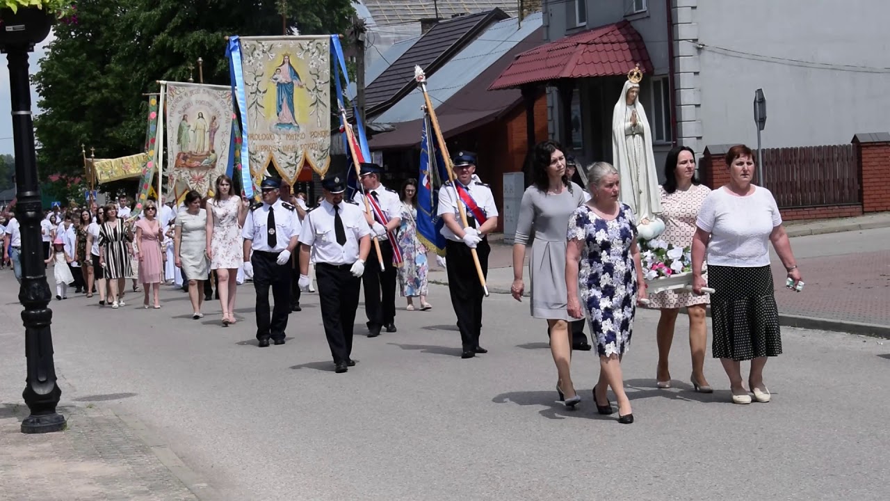 Suchowola. Procesja podczas obchodów Bożego Ciała
