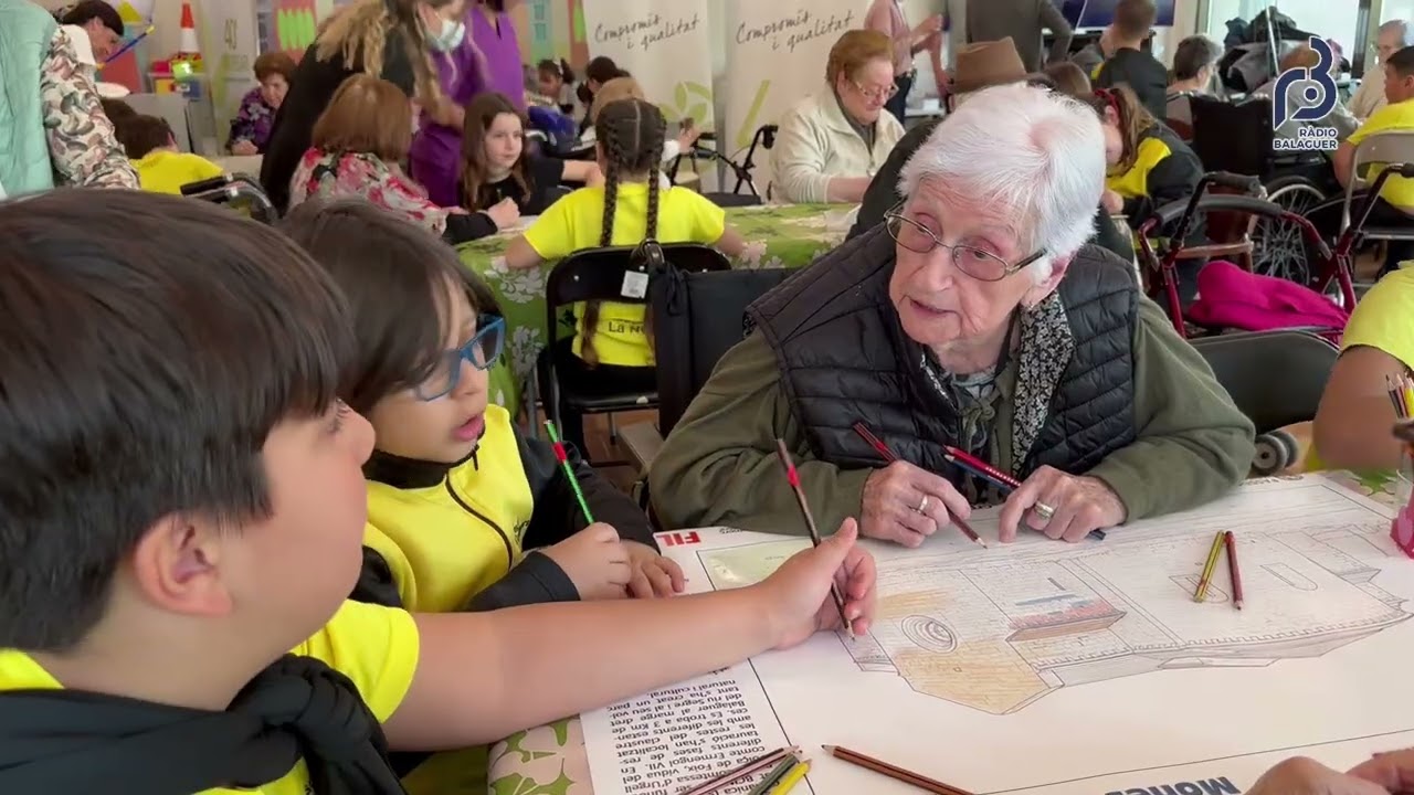 Activitat intergeneracional “Somiem junts petits i grans” de la Fira dels Somnis