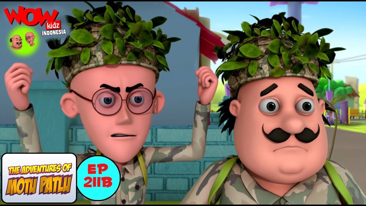 Ahli Kungfu Bersitar | Motu Patlu dalam Bahasa - Animasi 3D Kartun | WowKidz Indonesia