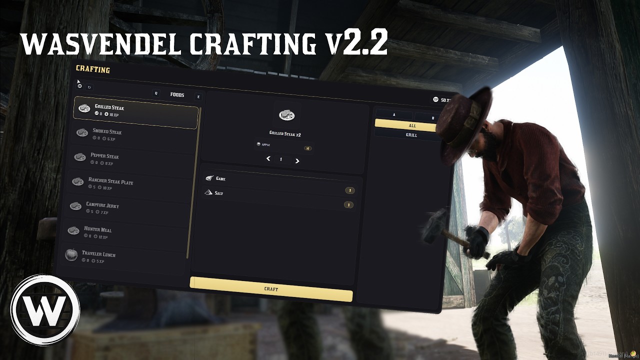 Crafting v2.2 | RedM Script