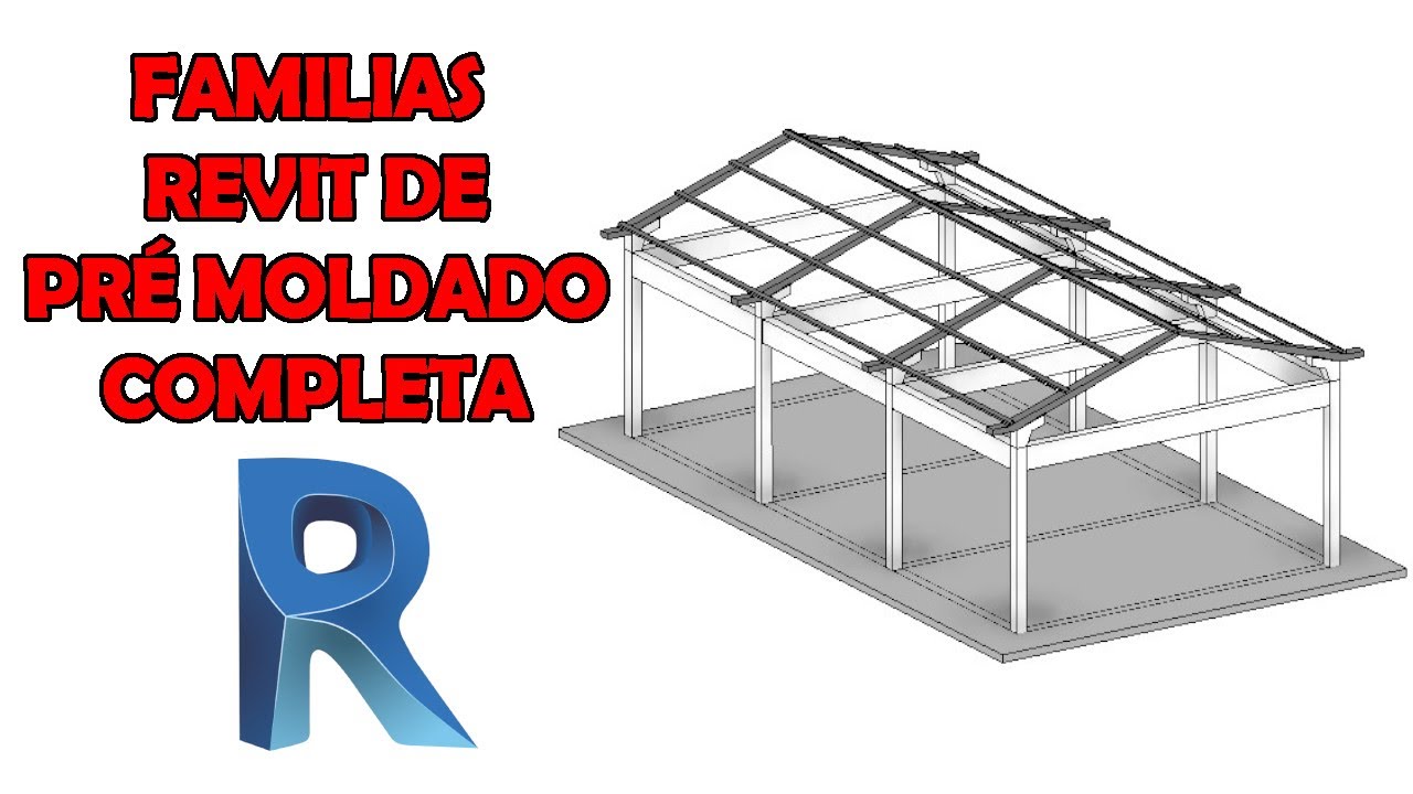 Pre moldado   Galpão pre moldado Revit Parte 1