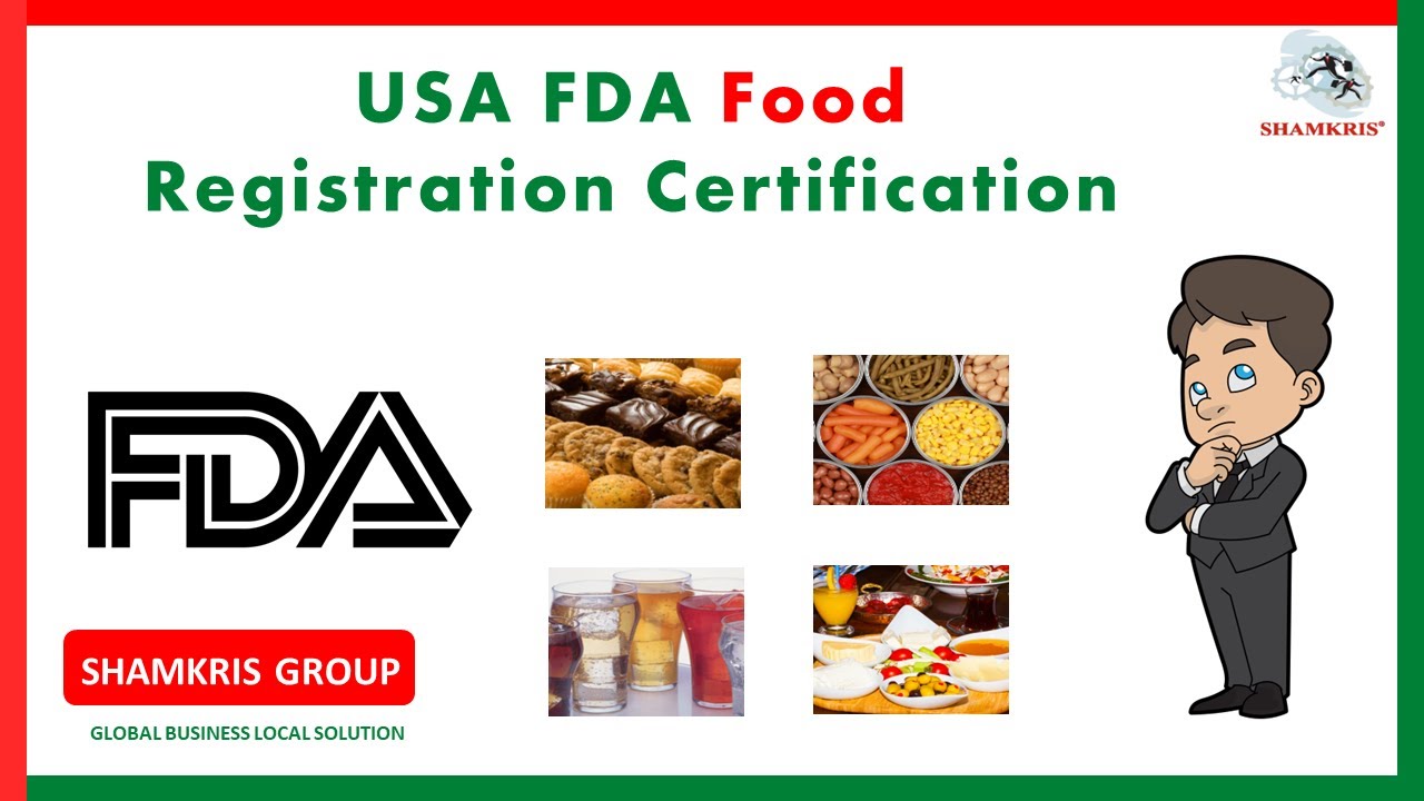 USA FDA Food Registration Certification | Shamkris Group