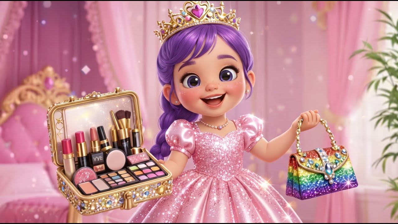 😱OMG! Baby Rumi Milo Makeup for the First Time And Walking The Catwalk💄