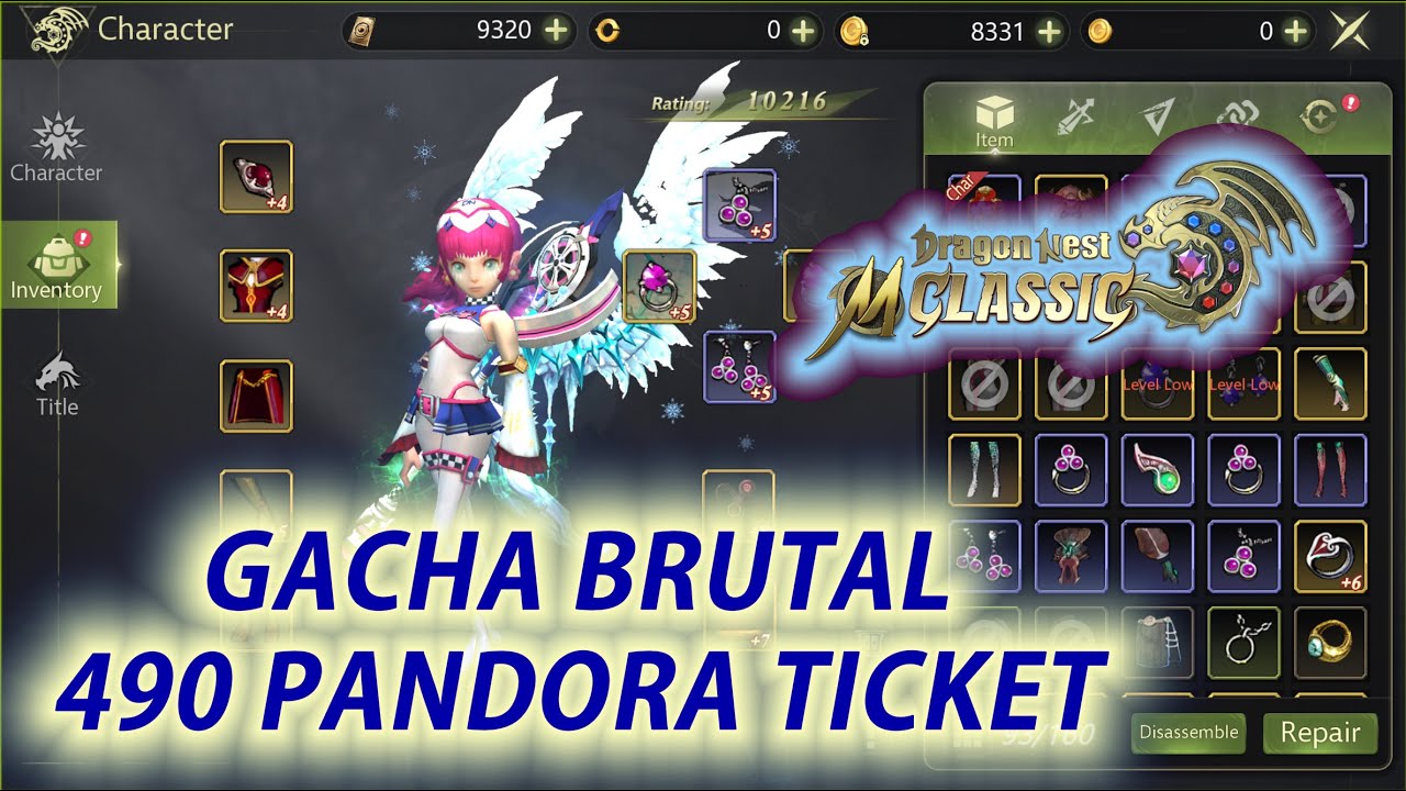 Dragon Nest M : Classic GACHA BRUTAL Sampe Dapet WTD GASPOL!!!