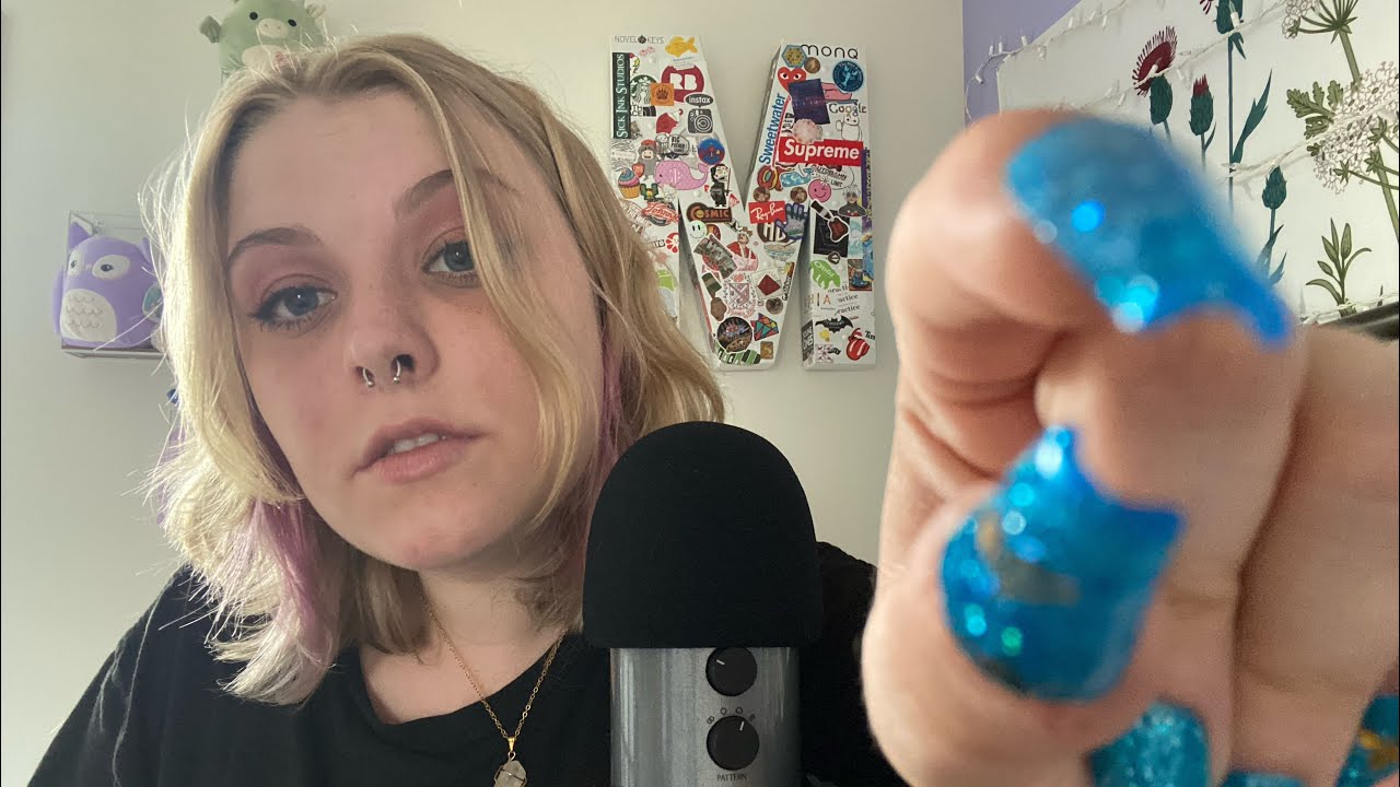 ASMR chaotic stress plucking and energy cleaning! 🧠👌🏻